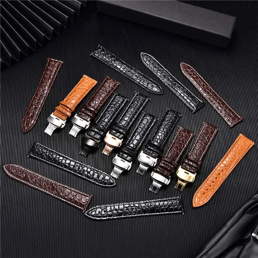 Huawei Leather Band - Crocodile Pattern - Premium Quality BandsCo Straps