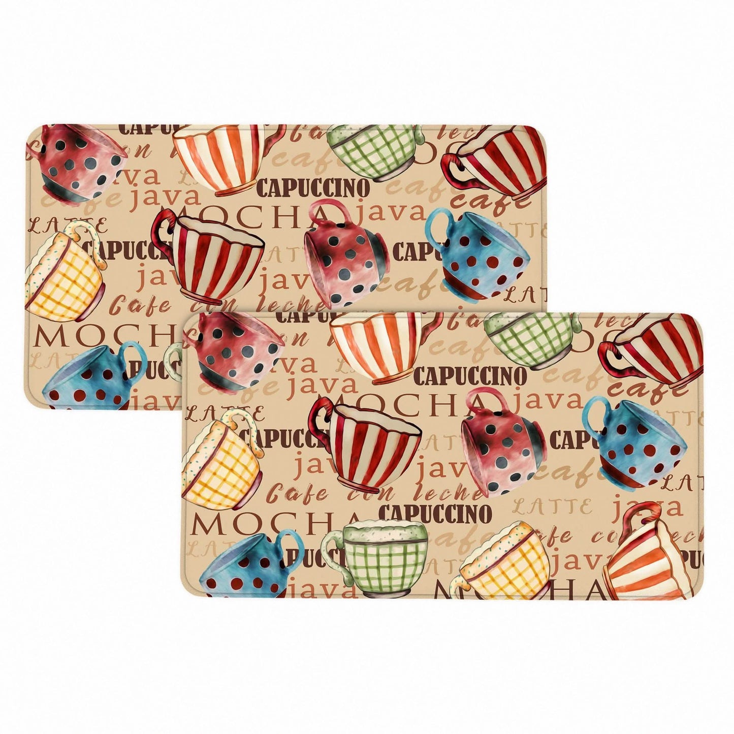 Bibb Home 1-2 Pack Anti Fatigue Cushioned Kitchen Mats DailySale