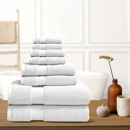8-Piece: 100% Organic Cotton Bath Towel Set DailySale