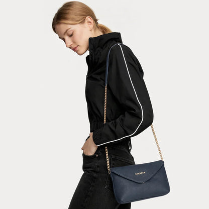 Carrera Lunera Women’s Leather Bag – Floater Leather Women’s Shoulder & Crossbody Bag with Chain Strap for Everyday Elegance | Minimal & Handcrafted Mizuri Leather