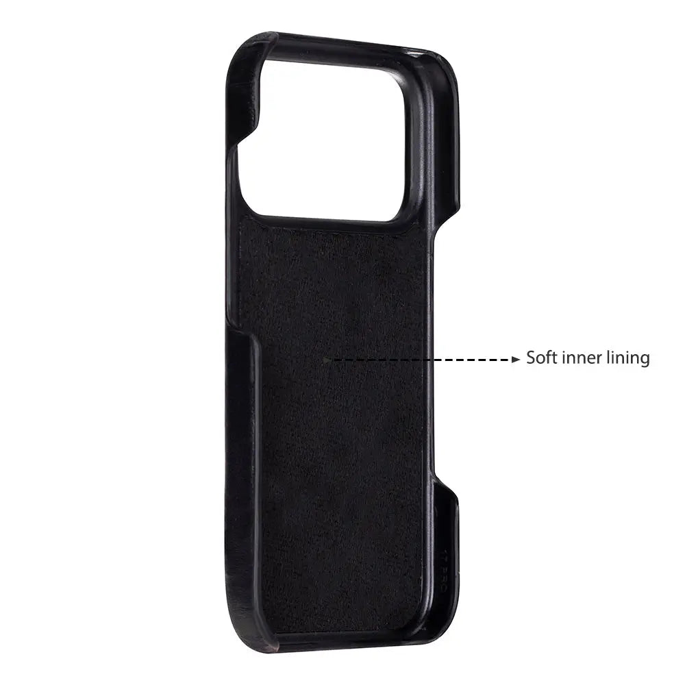 iPhone 17 Pro Full-Grain Leather Slim Case MagSafe – Ultimate Jacket Series Mizuri Leather
