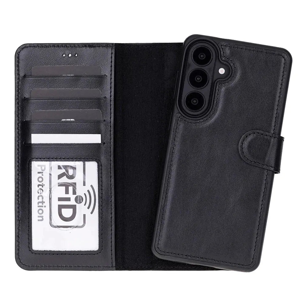 Samsung Galaxy S26 Plus Leather Wallet Case Detachable RFID – Magic Mizuri Leather
