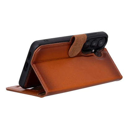 Samsung Galaxy S26 Plus Leather Wallet Case Detachable RFID – Magic Mizuri Leather