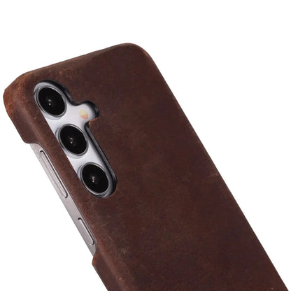 Samsung Galaxy S25 Full-Grain Leather Slim Case MagSafe – Ultimate Jacket Mizuri Leather
