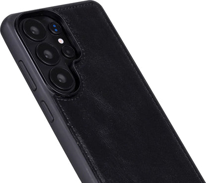 Magic Samsung Galaxy S26 Ultra Detachable Leather Wallet Case – Genuine Leather Phone Case for Everyday Carry | Minimal & Handcrafted Mizuri Leather