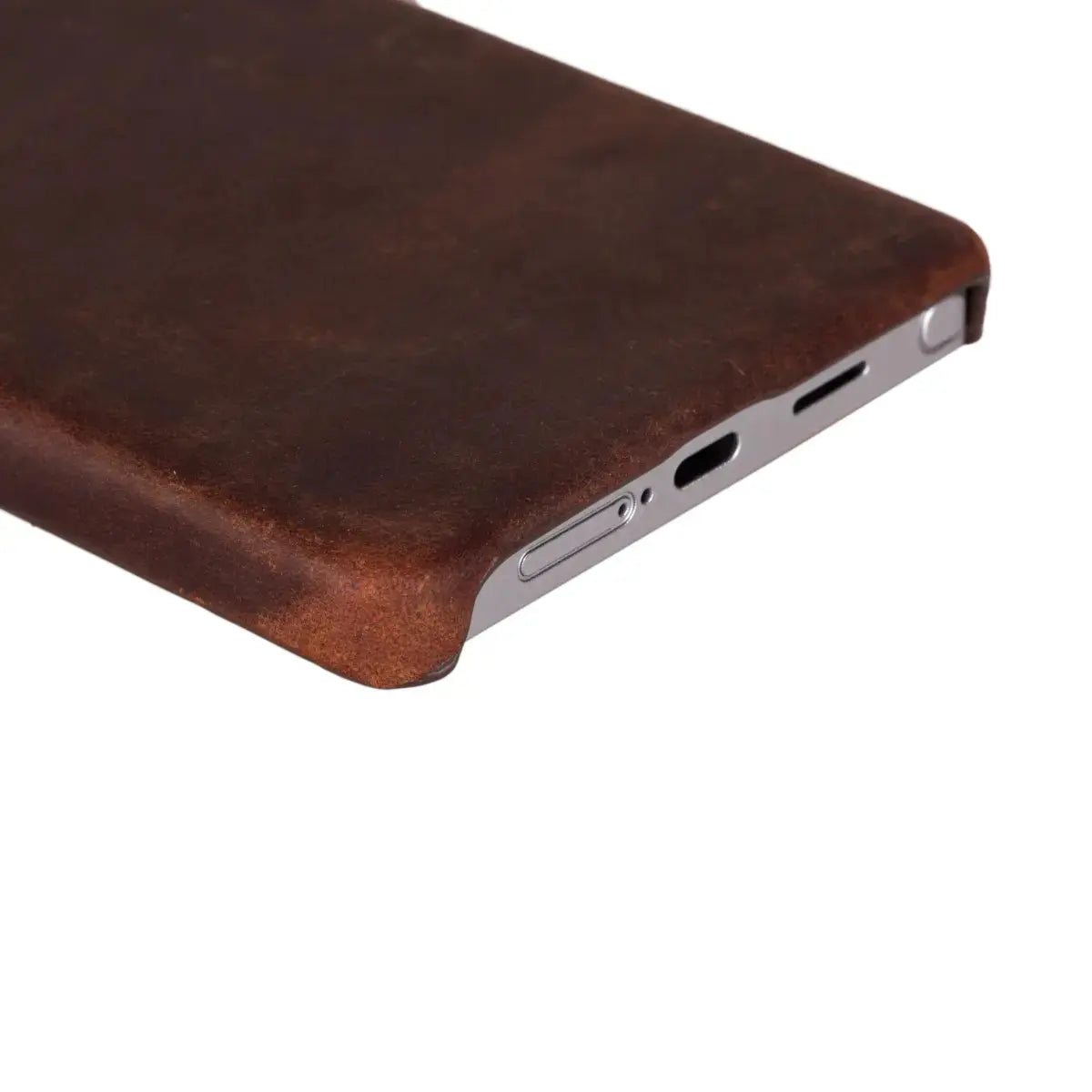 Samsung Galaxy S25 Plus Full-Grain Leather Slim Case MagSafe – Ultimate Jacket Mizuri Leather