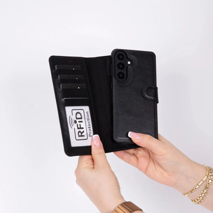 Samsung Galaxy S26 Leather Wallet Case Detachable RFID – Magic Mizuri Leather