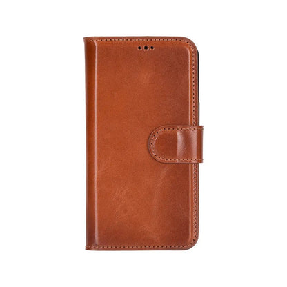iPhone 16E Leather Wallet Case Detachable RFID – Magic Series Mizuri Leather