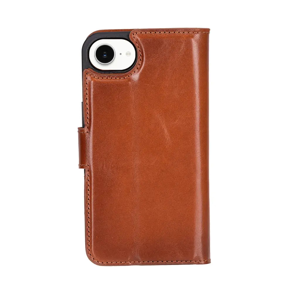 iPhone 16E Leather Wallet Case Detachable RFID – Magic Series Mizuri Leather
