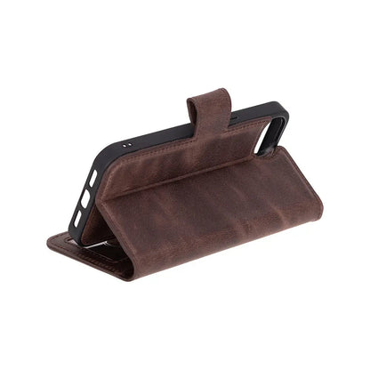 iPhone 16E Leather Wallet Case Detachable RFID – Magic Series Mizuri Leather