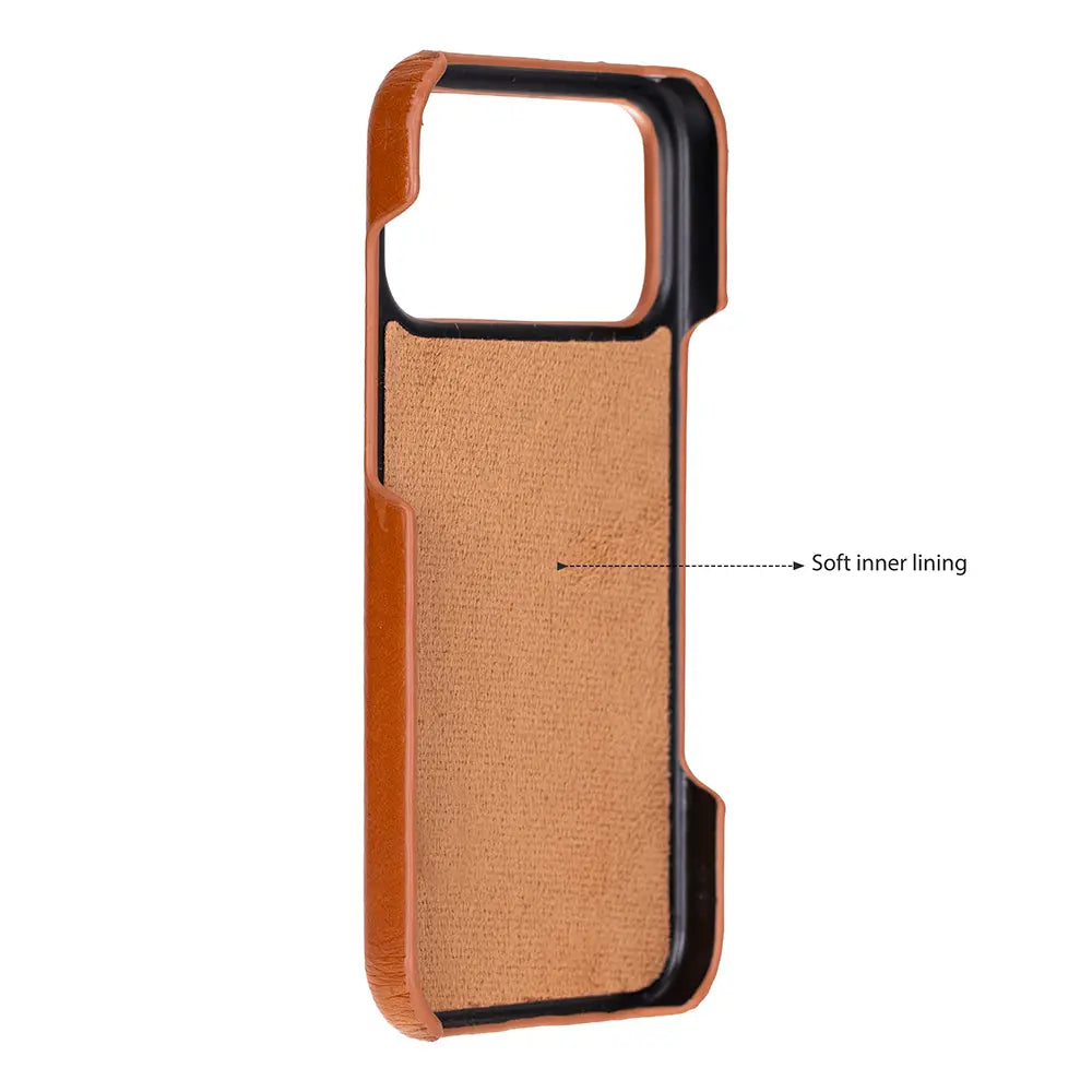 iPhone 17 Pro Max Full-Grain Leather Slim Case MagSafe – Ultimate Jacket Series Mizuri Leather