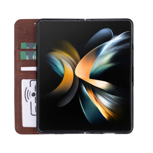 Google Pixel 10 Pro Fold Leather Folio Wallet Case RFID – Wallet ID Mizuri Leather