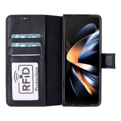 Google Pixel 10 Pro Fold Leather Folio Wallet Case RFID – Wallet ID Mizuri Leather