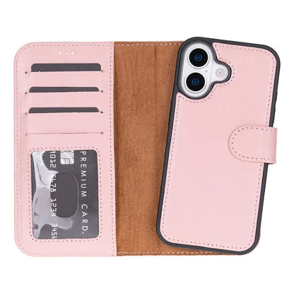 iPhone 17 Leather Wallet Case Detachable RFID MagSafe – Magic Series Mizuri Leather
