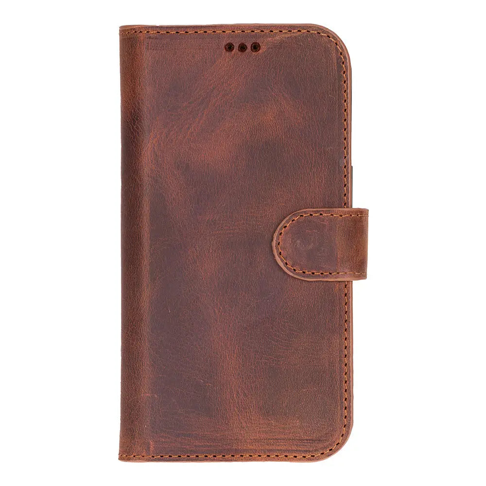 iPhone 17 Leather Wallet Case Detachable RFID MagSafe – Magic Series Mizuri Leather