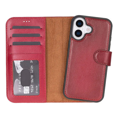 iPhone 17 Leather Wallet Case Detachable RFID MagSafe – Magic Series Mizuri Leather