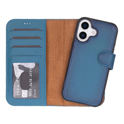 iPhone 17 Leather Wallet Case Detachable RFID MagSafe – Magic Series Mizuri Leather