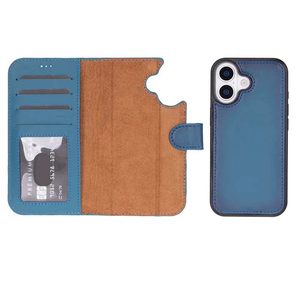 iPhone 17 Leather Wallet Case Detachable RFID MagSafe – Magic Series Mizuri Leather