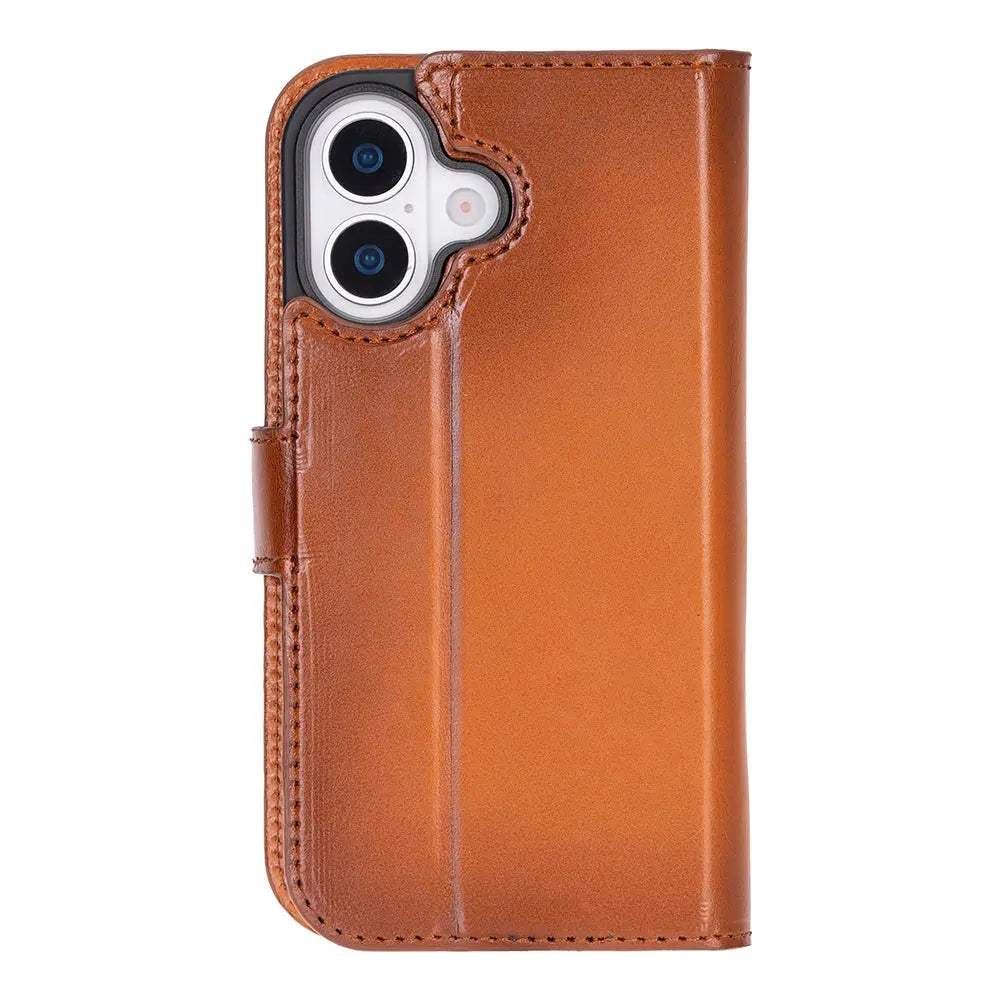 iPhone 17 Leather Wallet Case Detachable RFID MagSafe – Magic Series Mizuri Leather