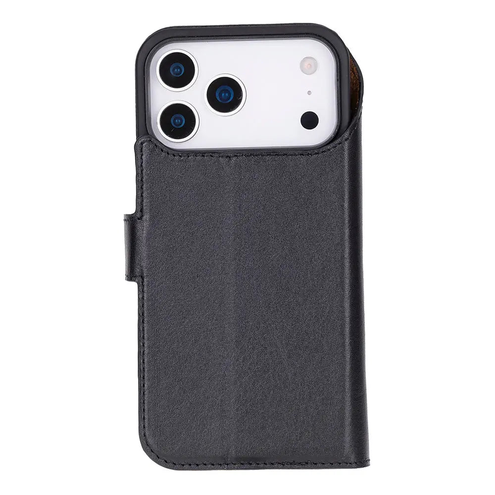 iPhone 17 Pro Leather Wallet Case Detachable RFID MagSafe – Magic Series Mizuri Leather