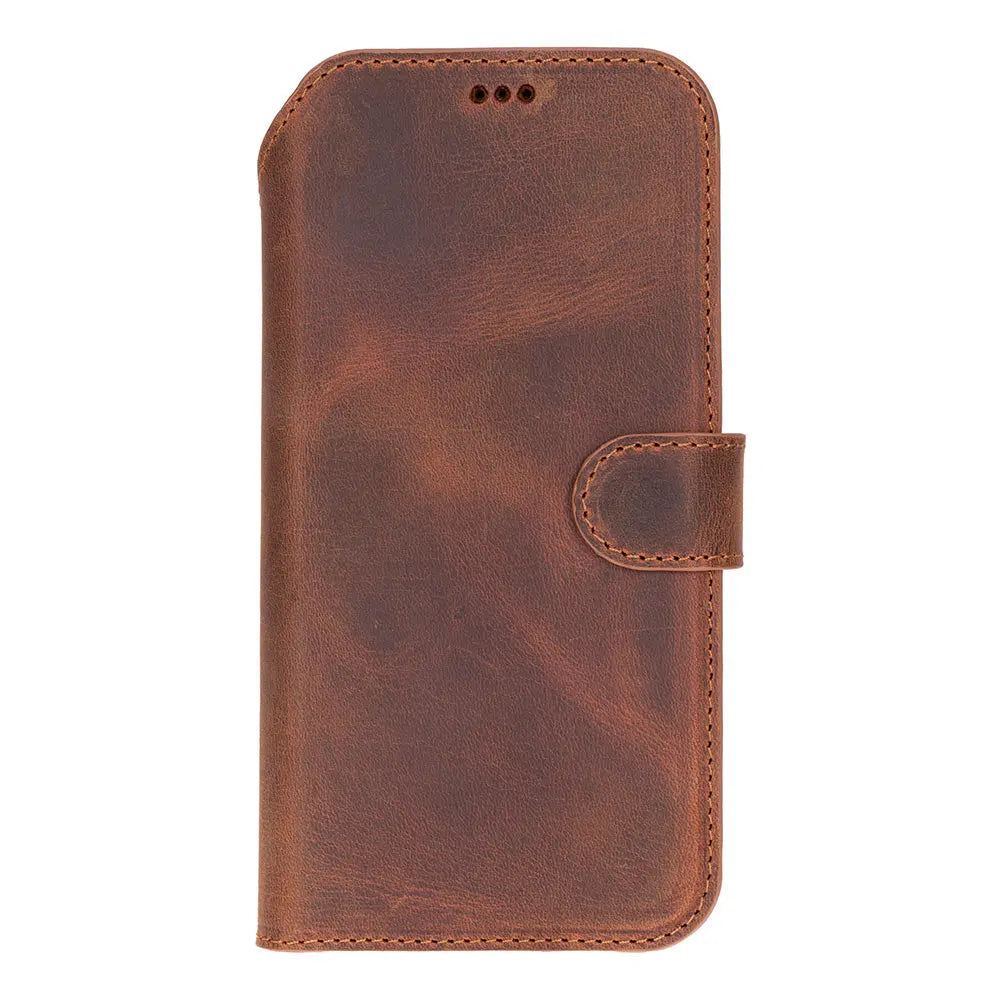 iPhone 17 Pro Leather Wallet Case Detachable RFID MagSafe – Magic Series Mizuri Leather