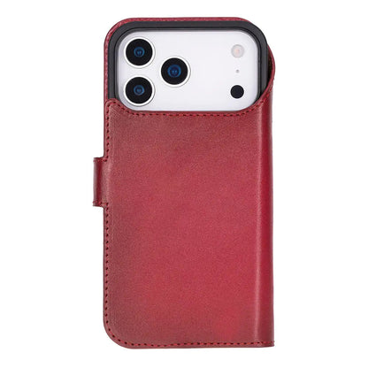 iPhone 17 Pro Leather Wallet Case Detachable RFID MagSafe – Magic Series Mizuri Leather
