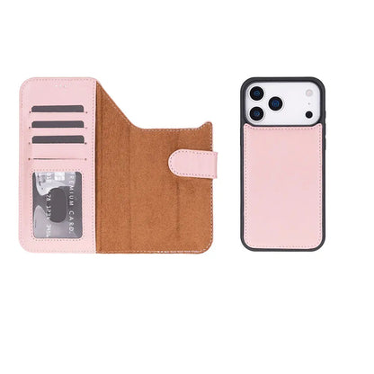 iPhone 17 Pro Max Leather Wallet Case Detachable RFID MagSafe – Magic Series Mizuri Leather