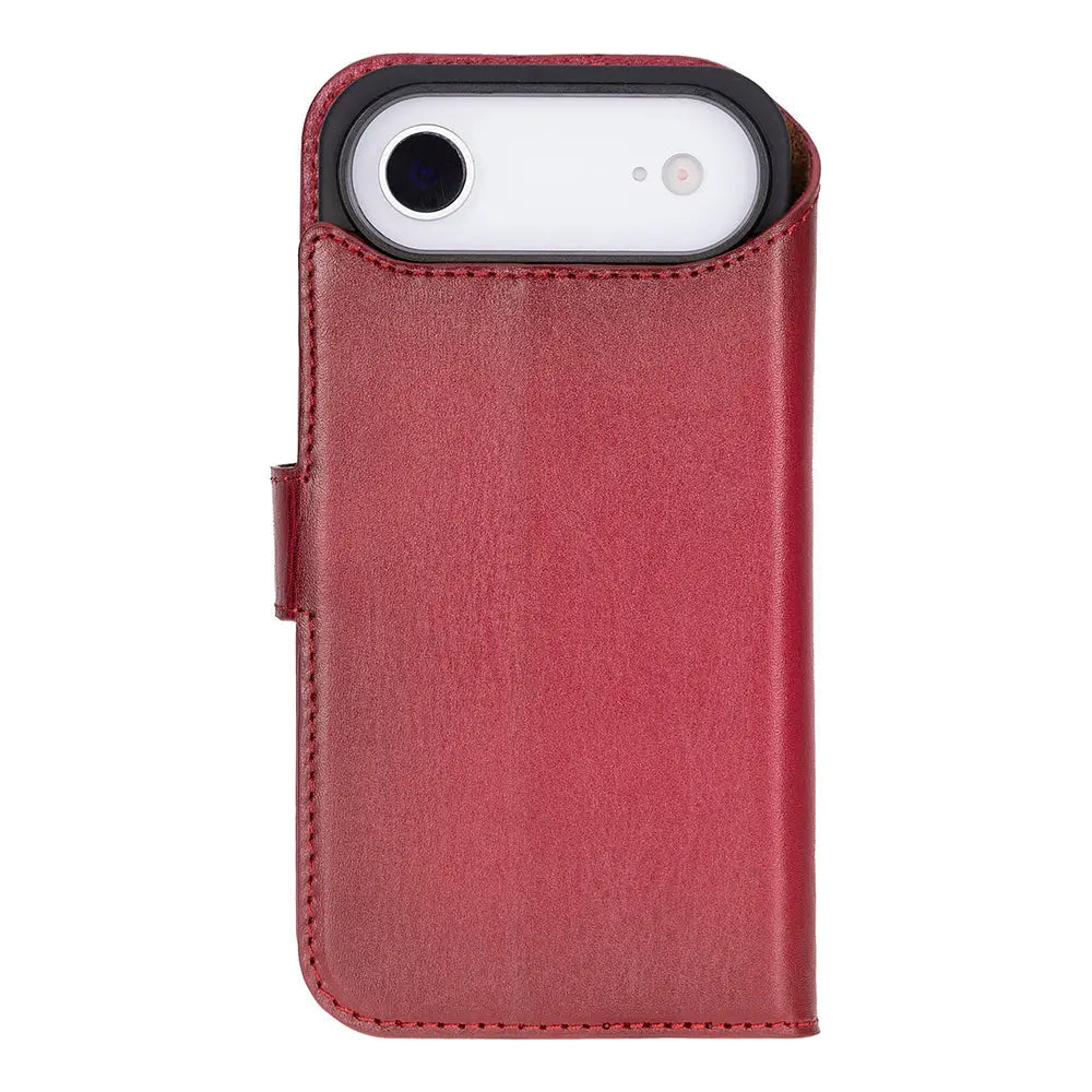 iPhone 17 Air Leather Wallet Case Detachable RFID MagSafe – Magic Series Mizuri Leather