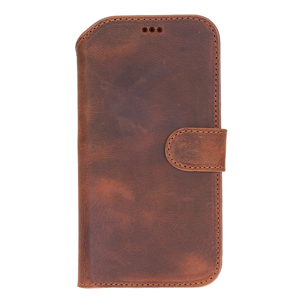 iPhone 17 Air Leather Wallet Case Detachable RFID MagSafe – Magic Series Mizuri Leather