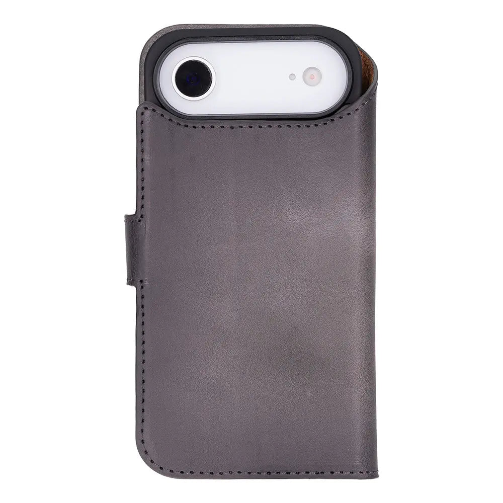 iPhone 17 Air Leather Wallet Case Detachable RFID MagSafe – Magic Series Mizuri Leather