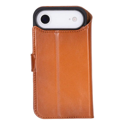 iPhone 17 Air Leather Wallet Case Detachable RFID MagSafe – Magic Series Mizuri Leather
