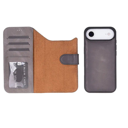 iPhone 17 Air Leather Wallet Case Detachable RFID MagSafe – Magic Series Mizuri Leather