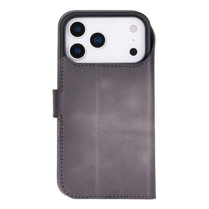 iPhone 17 Pro Leather Wallet Case Detachable RFID MagSafe – Magic Series Mizuri Leather