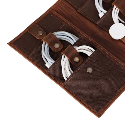 Pura Leather Cable Organizer Mizuri Leather