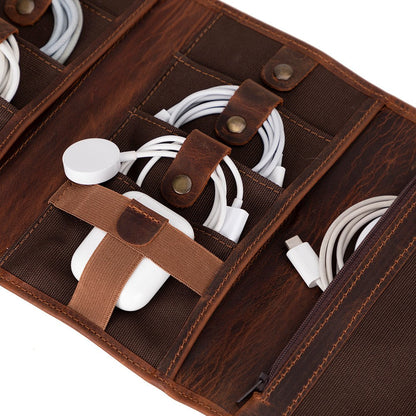 Pura Leather Cable Organizer Mizuri Leather
