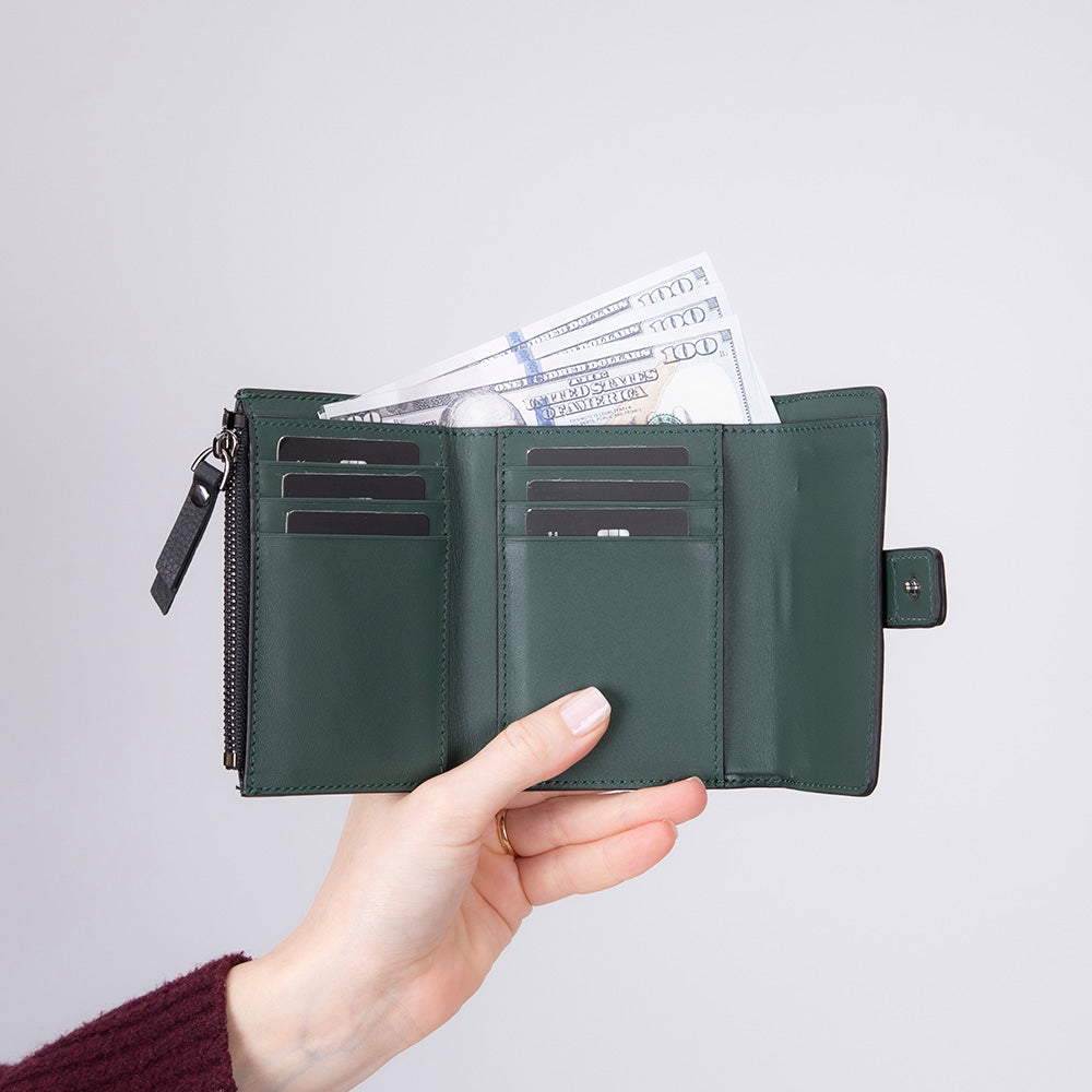 Elba Leather Women's Wallet Mizuri Leather