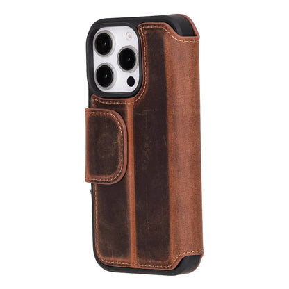 iPhone 16 Pro Max Genuine Leather Folio Case – Firenze Series Mizuri Leather