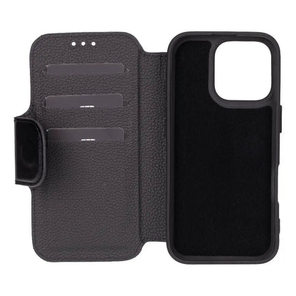iPhone 16 Pro Max Genuine Leather Folio Case – Firenze Series Mizuri Leather