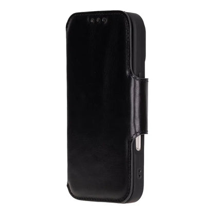 iPhone 16 Pro Max Genuine Leather Folio Case – Firenze Series Mizuri Leather