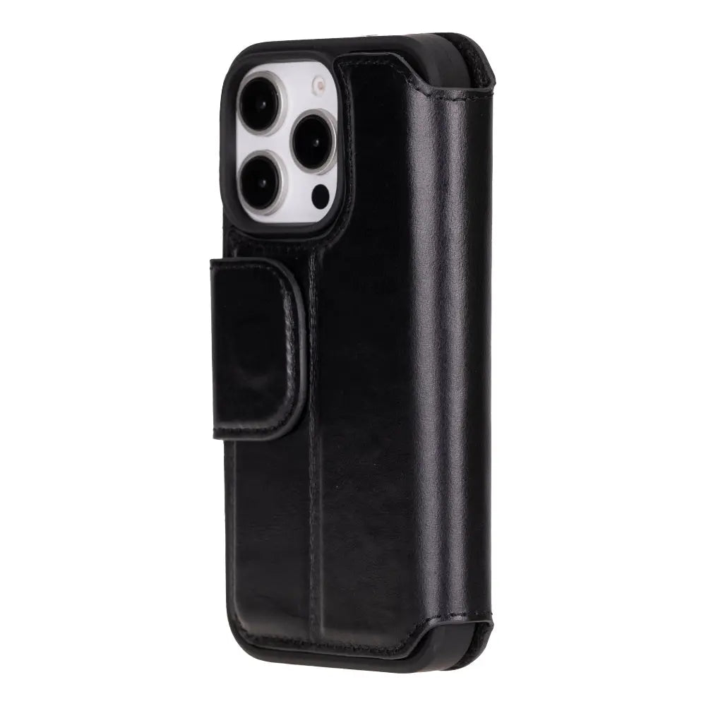 iPhone 16 Pro Genuine Leather Folio Case – Firenze Series Mizuri Leather