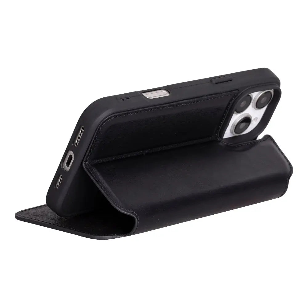 iPhone 16 Pro Genuine Leather Folio Case – Firenze Series Mizuri Leather