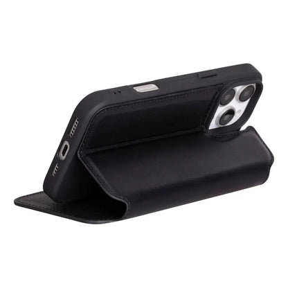 iPhone 16 Pro Max Genuine Leather Folio Case – Firenze Series Mizuri Leather