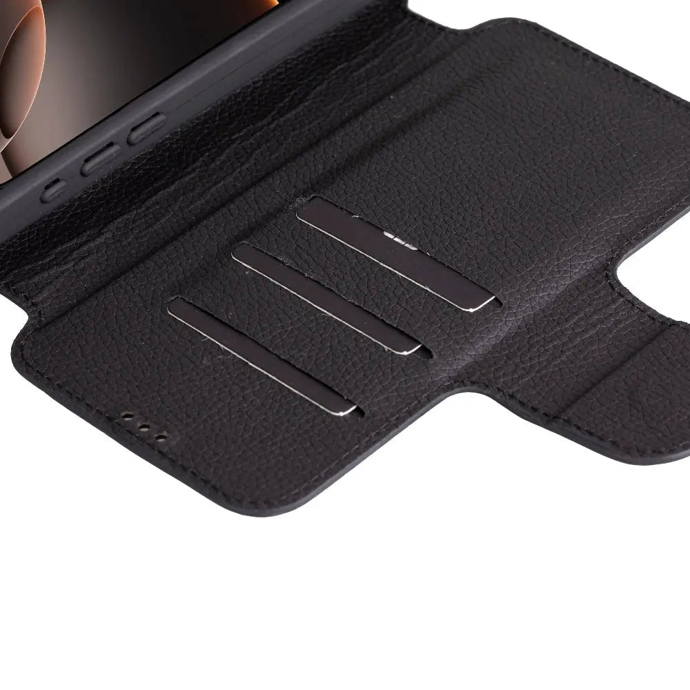 iPhone 16 Pro Max Genuine Leather Folio Case – Firenze Series Mizuri Leather
