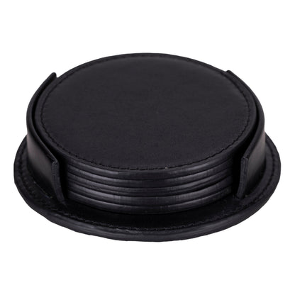 Divine Cup Leather Coaster Set Mizuri Leather