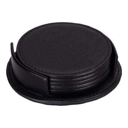 Divine Cup Leather Coaster Set Mizuri Leather