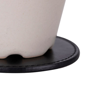 Divine Cup Leather Coaster Set Mizuri Leather