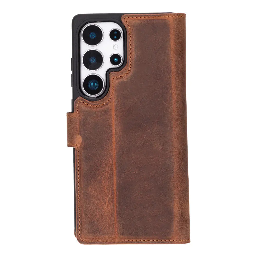 Samsung Galaxy S25 Ultra Leather Wallet Case Detachable RFID – Magic Mizuri Leather