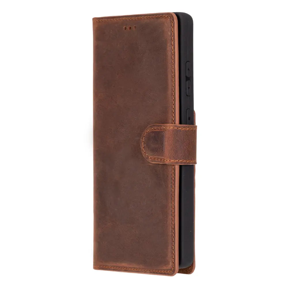 Samsung Galaxy S25 Ultra Leather Wallet Case Detachable RFID – Magic Mizuri Leather