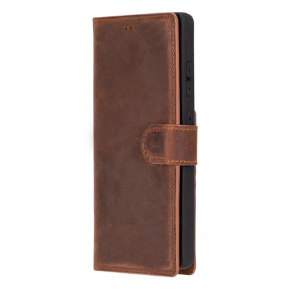 Samsung Galaxy S25 Ultra Leather Wallet Case Detachable RFID – Magic Mizuri Leather