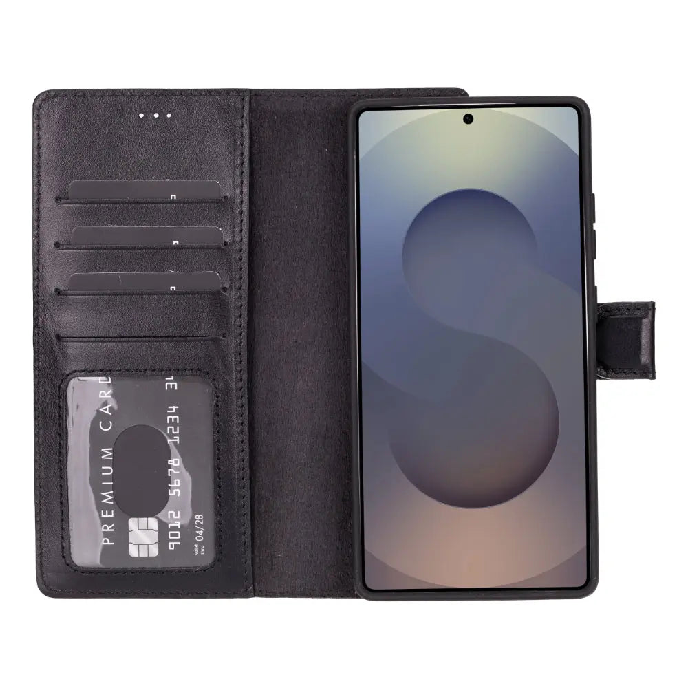 Samsung Galaxy S25 Ultra Leather Wallet Case Detachable RFID – Magic Mizuri Leather